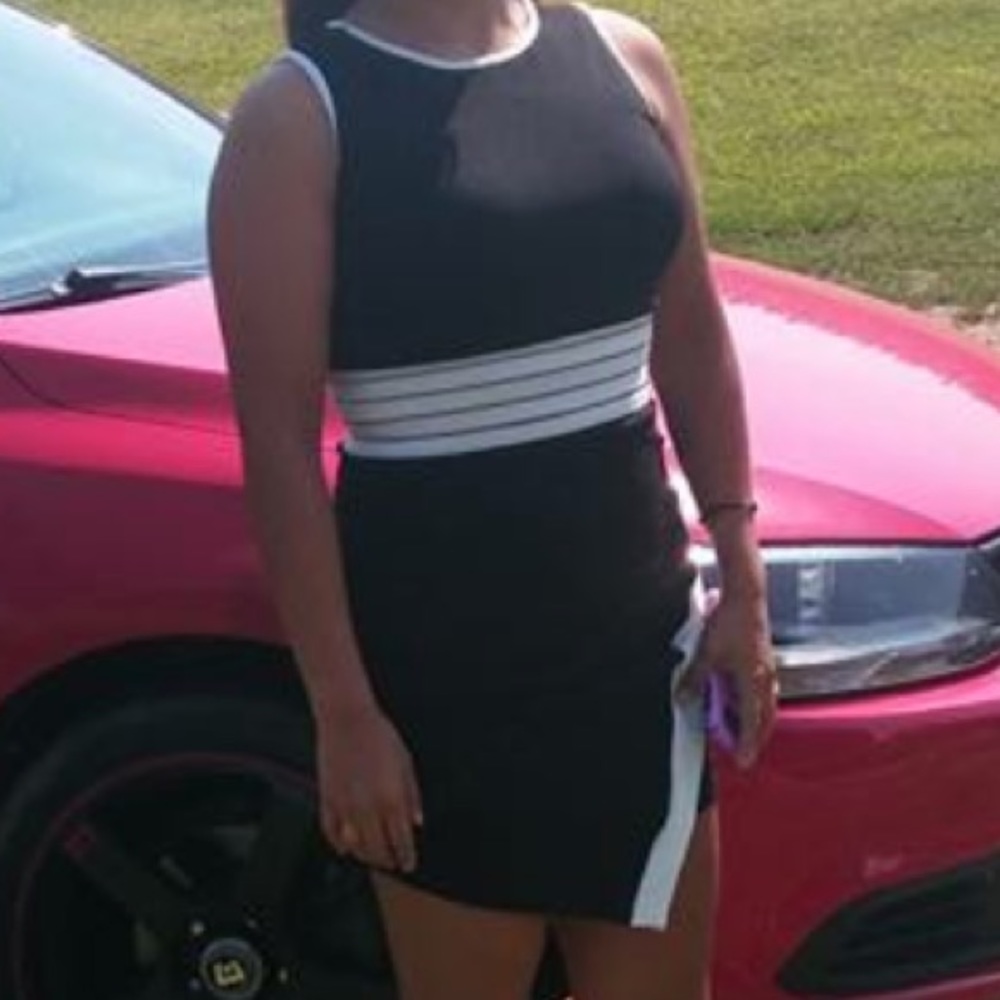 Black dress in a size small